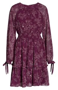NUEVO Vestido Gal Meets Glam Primrose Floral Chifón 6 - Imagen 1 de 9