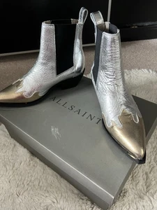 AllSaints Women's Leather Boots - Picture 1 of 5