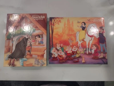 Rompecabezas Blancanieves Disney Dorado Lote de 2 - 100 Piezas, Precintado Foto 1 de 2