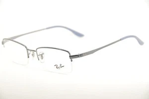 New Authentic Ray Ban RB 6178 2507 Blue 53mm Half Rim Frames Eyeglasses RX - Picture 1 of 7