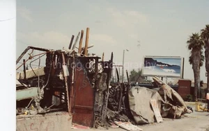 FOTO ENCONTRADA AFTERMATH RODNEY KING Color Original LOS ANGELES 1992 52 LA 91 J - Imagen 1 de 1