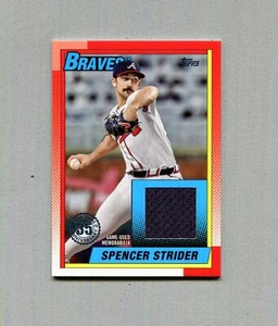 2025 Topps Spencer Strider 1990 Retro Relic Card #T90R-SST - Bild 1 von 2