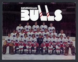 1976-77 Birmingham Bulls Program 4-3 San Diego Mariners 11-21-76 Paul Henderson - Picture 1 of 2