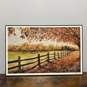 2021 Kevin John Art 17” x 12” Print /2000 Country Fair Fresh & Local Numbered - Picture 1 of 3