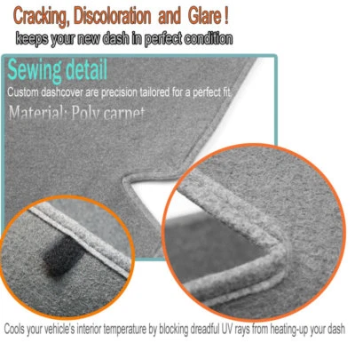 compatível com 1994-1995 DODGE CARAVAN DASH COVER MAT PAINEL PAD / CINZA CLARO - Imagem 1 de 4