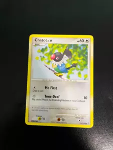 Chatot 74/130 (diamante y perla) - común - 2007 - tarjeta de Pokémon - Imagen 1 de 2