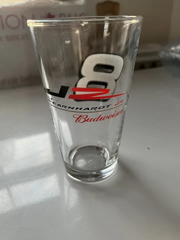 Dale Earnhardt Jr. #8 Drinking Glass EUC Cover