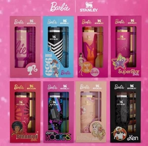 NEW Stanley x BARBIE 40 oz. Quencher - Complete Set of 8 (Limited Ready to Ship) - Picture 1 of 2