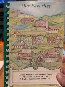 1983 Our Favorite Recipes Cookbook Steward Home Oxford Manor PA Presbyterian - Picture 1 of 10