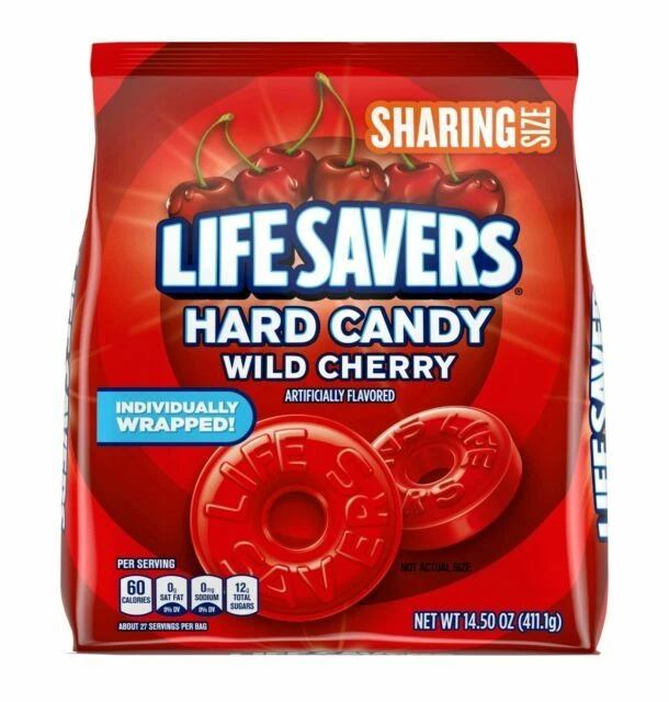 Life Savers Individually Wrapped Hard Candy - Wild Cherry, 14.5oz