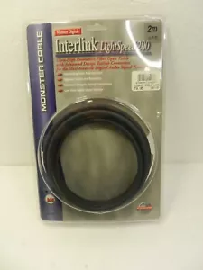 Monster Cable: Interlink LightSpeed 200. Digital Fiber Optic Cable. Toslink. 2M - Picture 1 of 5