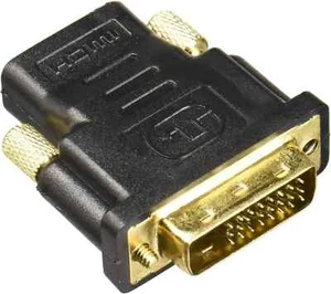 Rocstor Y10C126-B1 HMDI Female to DVI-D Male Adapter Black Retail - Picture 1 of 4