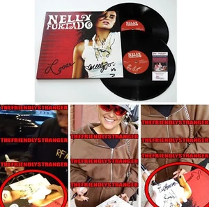 NELLY FURTADO & TIMBALAND signed "LOSE" Vinyl Album EXACT PROOF Rare JSA COA - Bild 1 von 14