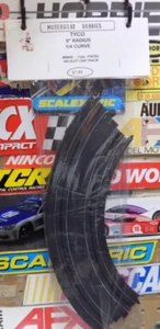 TYCO, 9" RADIO 1/4 CURVA, HO SLOT CAR TRACK, #5843, (1pc.-PACK) - Imagen 1 de 1