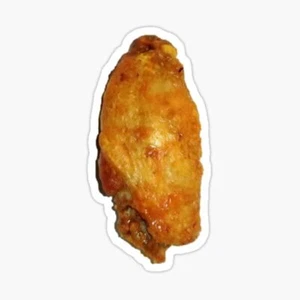 Buffalo Wing Fried Chicken Wings Food Whimsical Fun Vinyl Decal Sticker - Picture 1 of 1