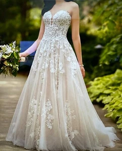 NWT Wedding Dress Essense of Australia style D2848IV - Picture 1 of 6