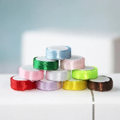 Kit de 5 piezas hágalo usted mismo escala 1:12 cinta para casa de muñecas sala de costura miniaturas lote adornos Foto 1 de 4