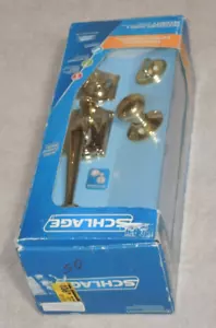 Schlage Front Entry Handleset F60 V CAM 505 PLY 605 Plymouth Ultima Brass NEW - Picture 1 of 6