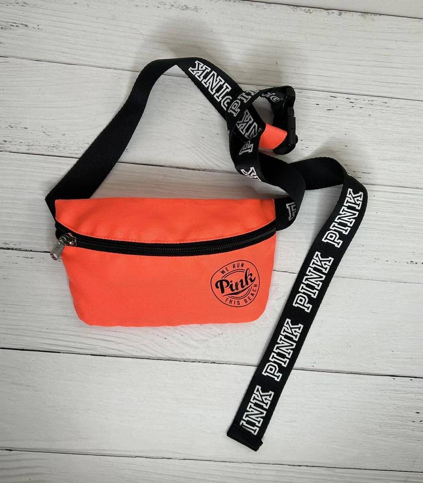 Riñonera Victoria’s Secret ROSA Cintura Ajustable Pack Corremos Esta Playa Y2K Foto 1 de 4