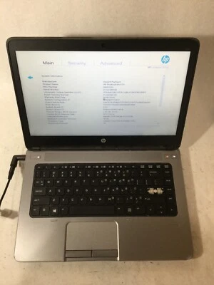 HP PROBOOK 640 G1 - BOOTS TO BIOS - INTEL I5 4300M - NO RAM - READ DESCRIP - BB - Image 1 of 4