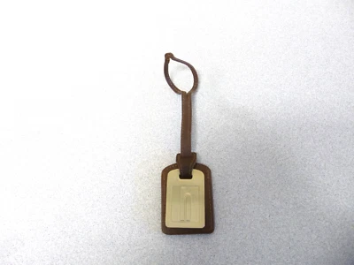 Hartmann Brown Leather Luggage Tag - Image 1 of 4