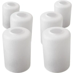 6 Pack Frosted Seeded Glass Shade Bubble Cylinder for Light Fixture Pendant Wall - Picture 1 of 8