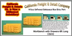 Workbench with Drawers-8ft Long N/1;160 CAL Freight & Details *NEW* - Picture 1 of 5