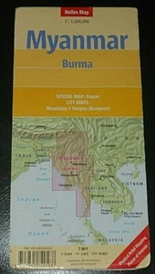 MAPPA PIANTA MYANMAR ( BURMA BIRMANIA SIAM ) SCALA 1:150.000 - Picture 1 of 1