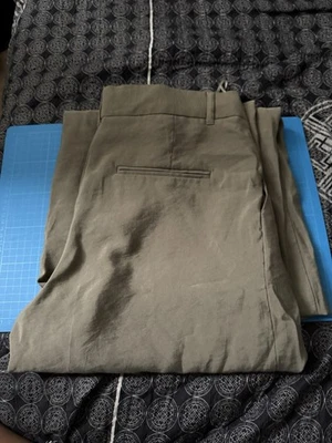 Zara Women's Trousers Size S Khaki - Image 1 of 4