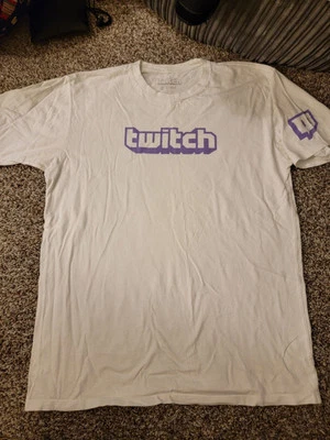 Camiseta Blanca Twitch - L - JINX - Equipo Oficial Twitch RARA Exclusiva Foto 1 de 2