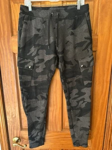 Polo Ralph Lauren Performance Herren Medium Schwarz Camouflage Cargo Jogginghose Sweatpants - Bild 1 von 12