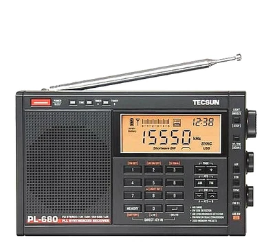 TECSUN PL-680 BCL Shortwave Radio FM/LW/MW/SW/AIR Airband Japan [WORKING] - Image 1 of 4
