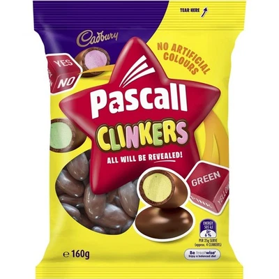 5x Bags Cadbury Pascall Chocolate Clinkers Bites Candy | 2.16 lb | 0.96kg