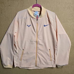 Neu Nike Court Rafa Nadal Full Zip Dri-Fit Tennisjacke Pfirsich Herren Gr. L - Bild 1 von 6