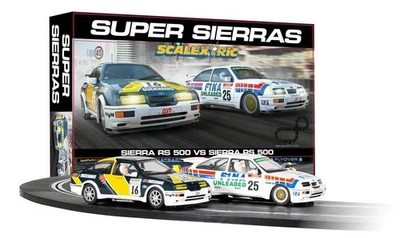 Scalextric Set C1451M Super Sierras Retro Race Set 1:32 Full Size (New, Sealed) - Image 1 of 4