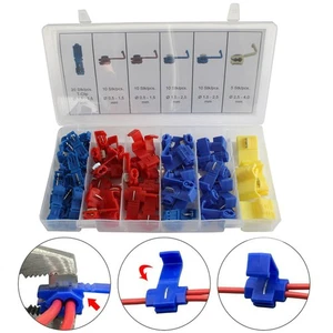 65Tlg. Abzweigverbinder Schnellverbinder Stromdiebe KFZ Kabel Klemmverbinder Set - Bild 1 von 7