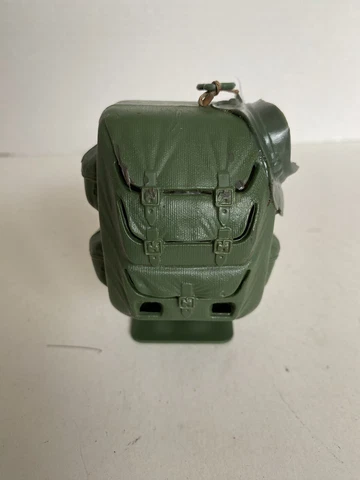 Vintage 1973 Mattel Big Jim Series Combat Green Pull String Talking Back Pack Cover