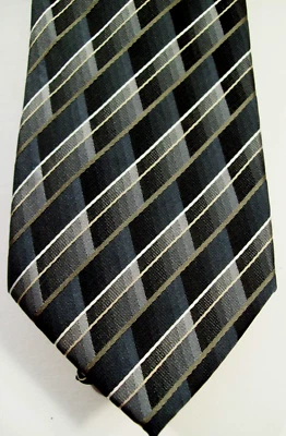 Men's John Ashford Neck Tie, Gray, Brown - Image 1 of 4