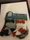 Brand New Infant Boys 4 Pack Gerber Wiggle Proof Socks Size Newborn