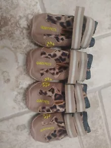 Lightly Used Leaoprd print Dog Booties Size 5 - Picture 1 of 4