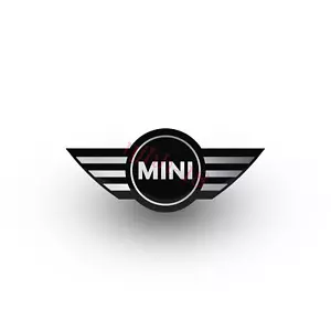 MINI Cooper S JCW Steering Wheel Badge Gel Overlay Chrome OEM FITS ALL MINI - Picture 1 of 3