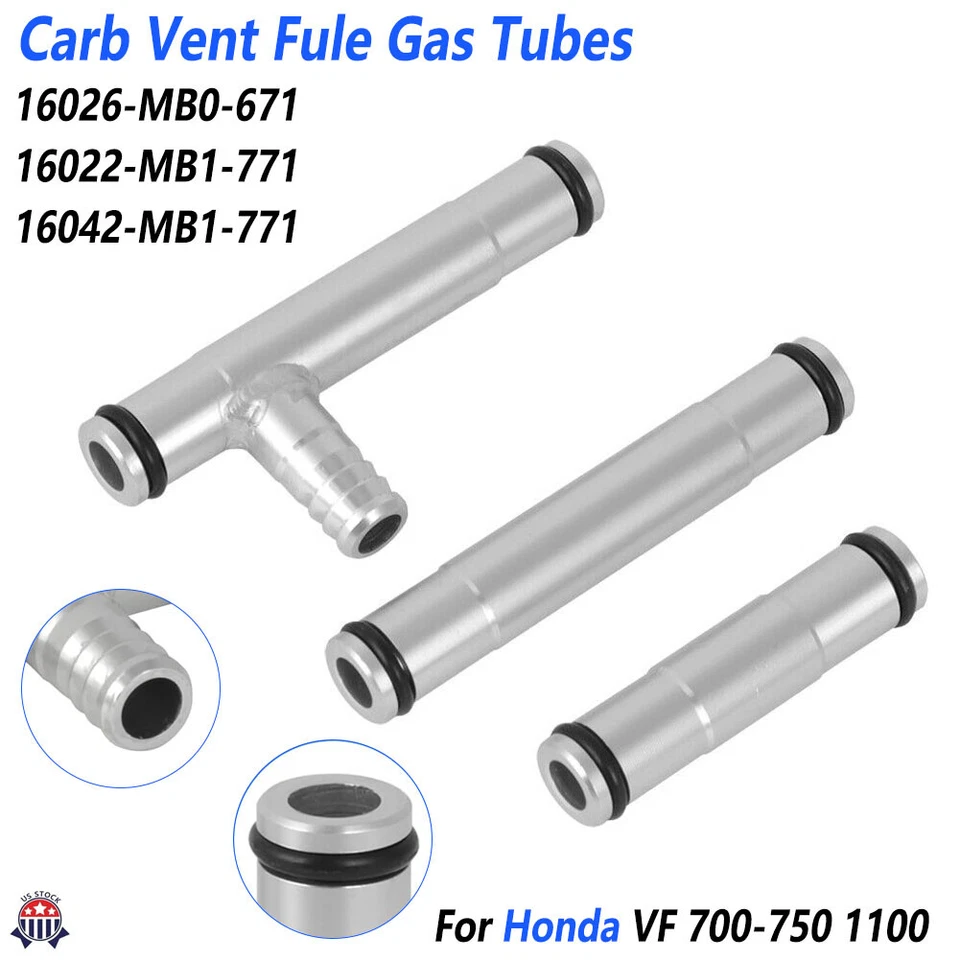 Carb Fuel Gas Tubes Set Aluminum For Honda Magna Sabre VF 700-750 1100 1983-1986 Foto 1 de 4