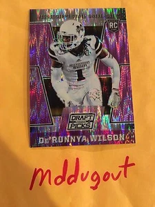 2016 PRIZM DRAFT PICKS PURPLE RC DE'RUNNYA WILSON #123 MISSISSIPPI ST 16/99 Made - Picture 1 of 1