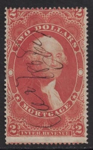 Scott R82c - Usado - Hipoteca de $2, primera emisión - Impuestos Internos de EE. UU. - Imagen 1 de 2