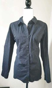 ADDITIONS BY CHICO'S Größe 2 (Large) schwarz-weißes Damenhemd geknöpft - Bild 1 von 2