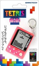 Tetris Official:Tiny Arcade Miniature Game Console Key Chain "Tetris Mini" Pink 