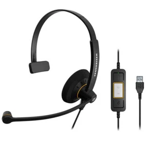 Auriculares Sennheiser SC 30 USB CTRL ML Mono MS Teams Certificados Negros - Imagen 1 de 7