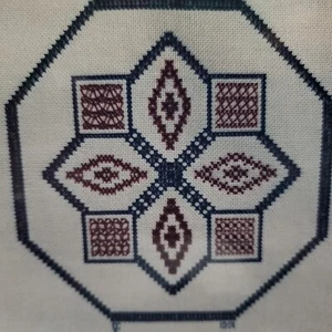 Something Different Not Difficult Geometric Octagon Diane Evans Cross Stitch Kit - Picture 1 of 8