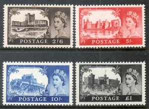 GB SG759 -762 1967 Castillos Alto Valor Set SIN MONTAR COMO NUEVO Estampillada sin defectos - Imagen 1 de 1