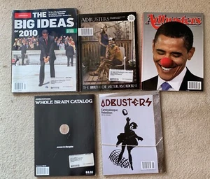 ADBUSTERS magazine volume 18 #s 1 2 3 4  + carnivalesque 2010 - Picture 1 of 2